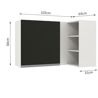 Foto 2 | Alacena Gabinete Superior Cocina Madesa Glamy Bn