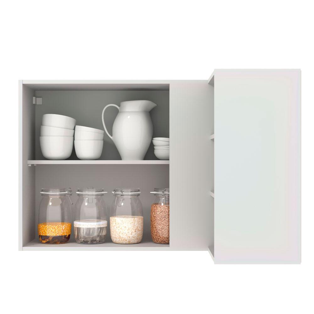 Foto 4 pulgar | Alacena Gabinete Superior Cocina Madesa Glamy Bn