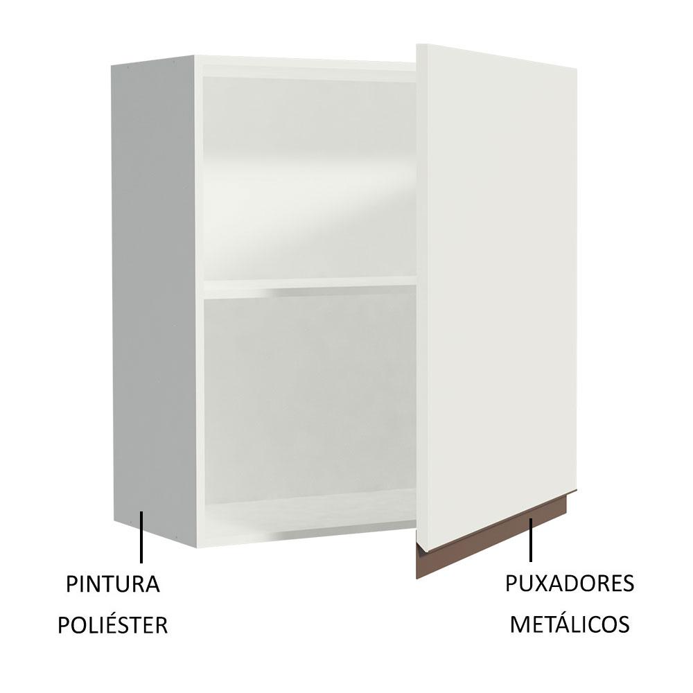 Foto 4 pulgar | Alacena Gabinete Superior Cocina Madesa Reims Blanco