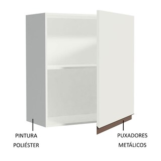 Foto 3 | Alacena Gabinete Superior Cocina Madesa Reims Blanco
