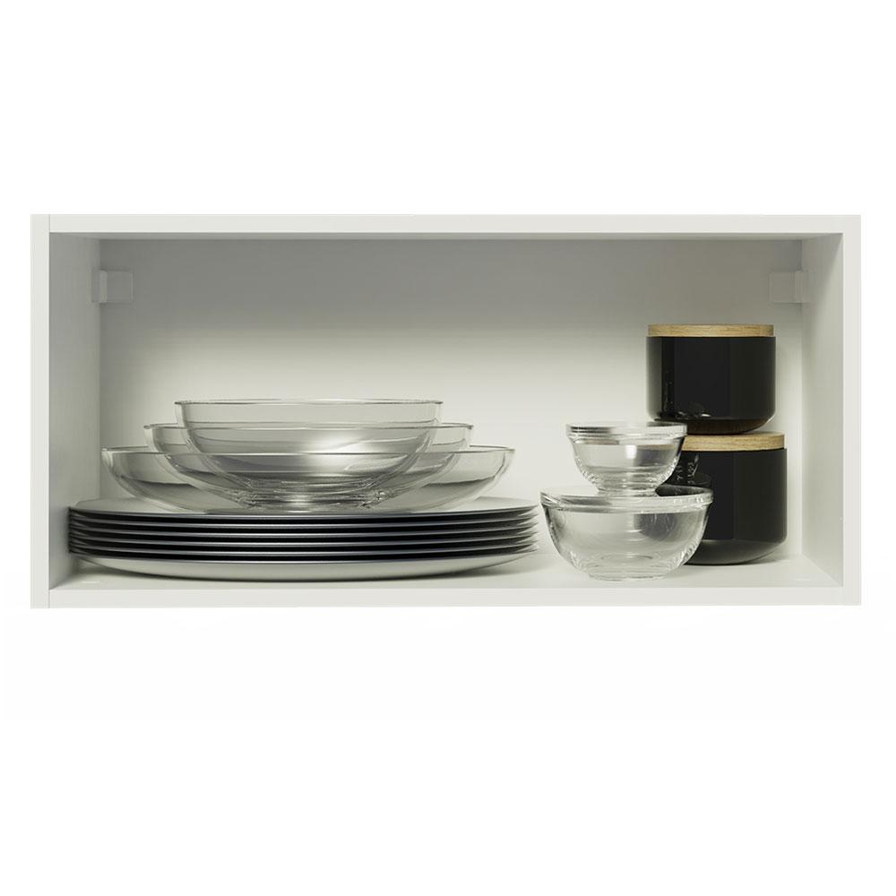 Foto 4 pulgar | Alacena Gabinete Superior Cocina Madesa Glamy 70cm Bn