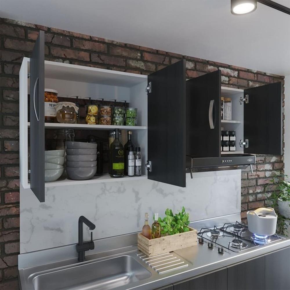 Foto 3 | Mueble Superior de Cocina Maderkit color Wengue