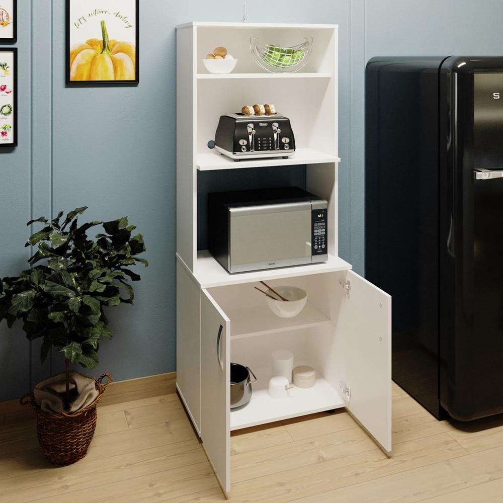Foto 5 pulgar | Mueble Auxiliar de Cocina Maderkit para Microondas Línea Coby