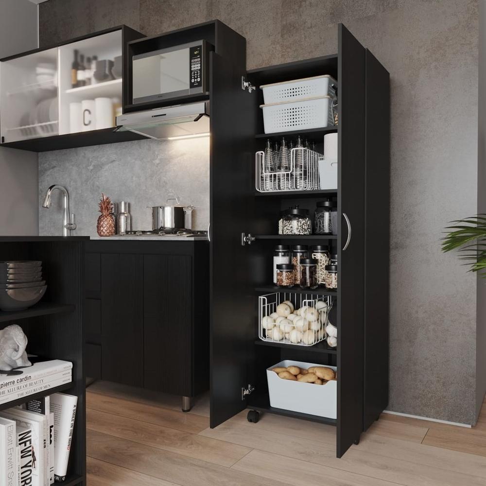 Foto 5 pulgar | Mueble Auxiliar Alicante Maderkit Wengue