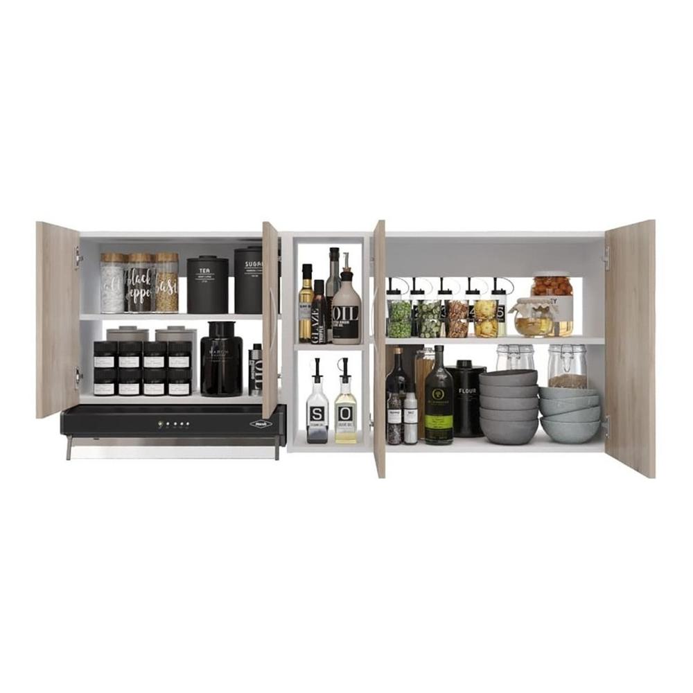 Foto 2 pulgar | Mueble Superior de Cocina Maderkit color Ceniza