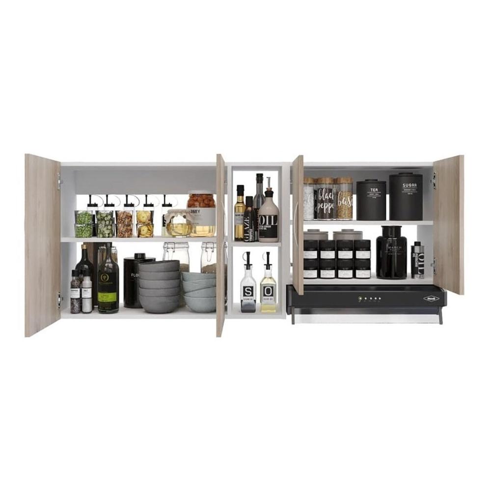 Foto 3 pulgar | Mueble Superior de Cocina Maderkit color Ceniza