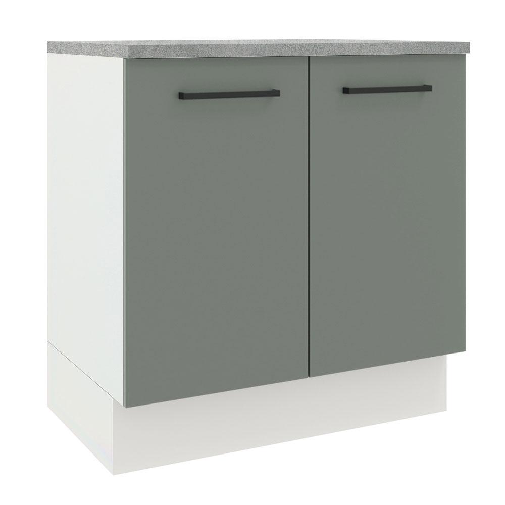 Gabinete Bajo Cocina Madesa Agata 80cm Con Encimera Bg