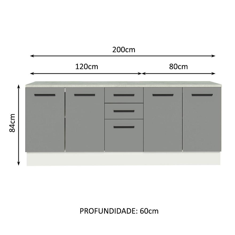 Foto 4 pulgar | Kit Gabinete Bajo Almacenamiento Garaje Madesa BG