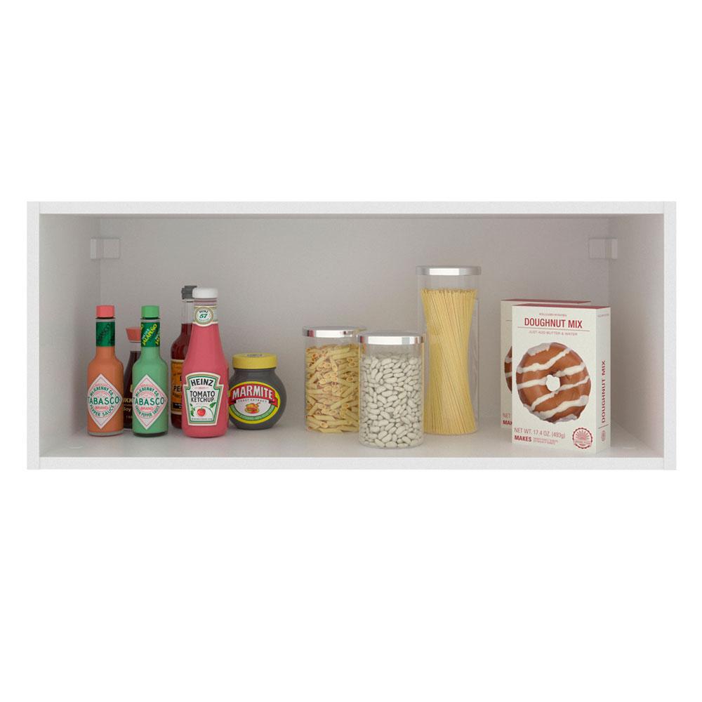 Foto 3 | Alacena Gabinete Superior Cocina Madesa Glamy 80cm Bn