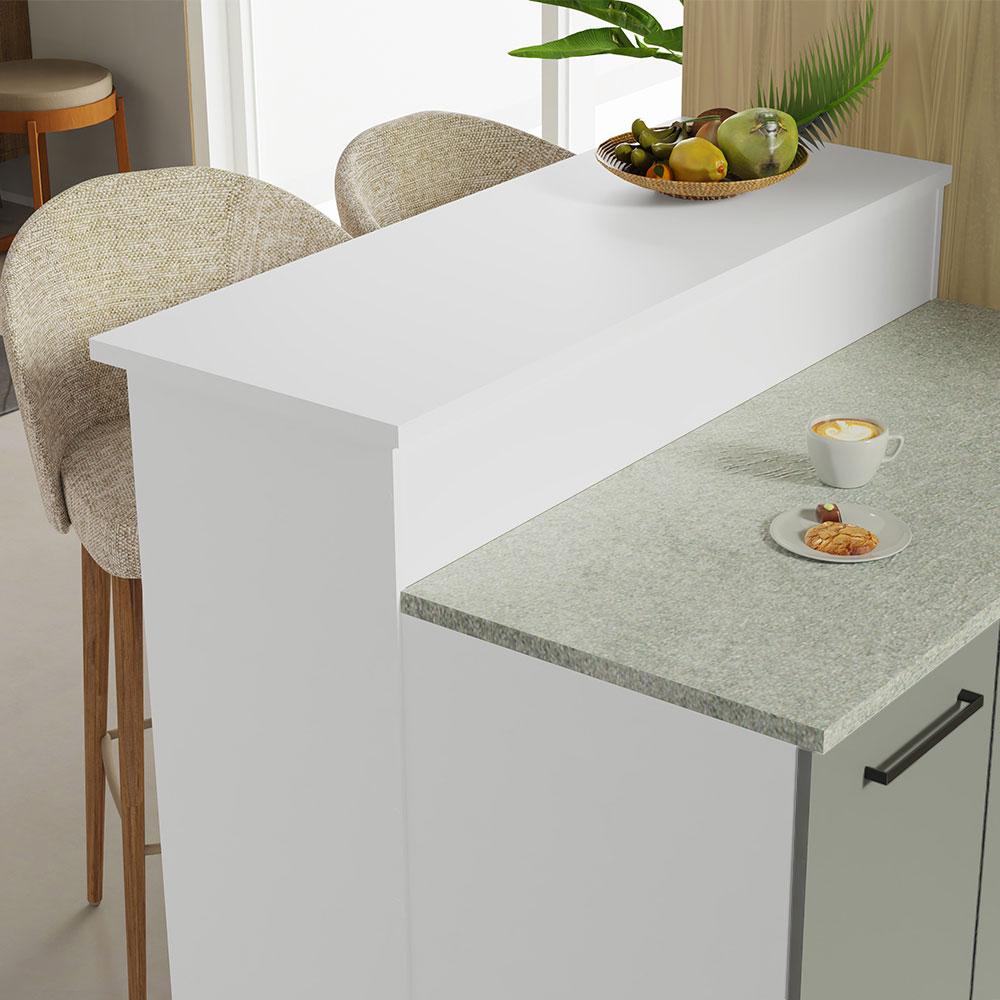 Foto 6 | Mostrador Madesa Agata Gris de 120 cm