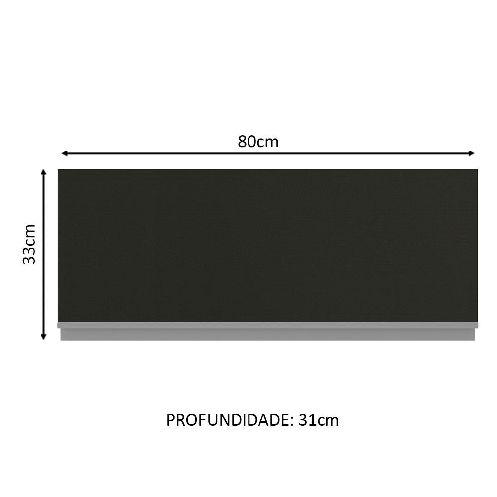 Foto 3 pulgar | Alacena Gabinete Superior Cocina Madesa Glamy 80cm Mn