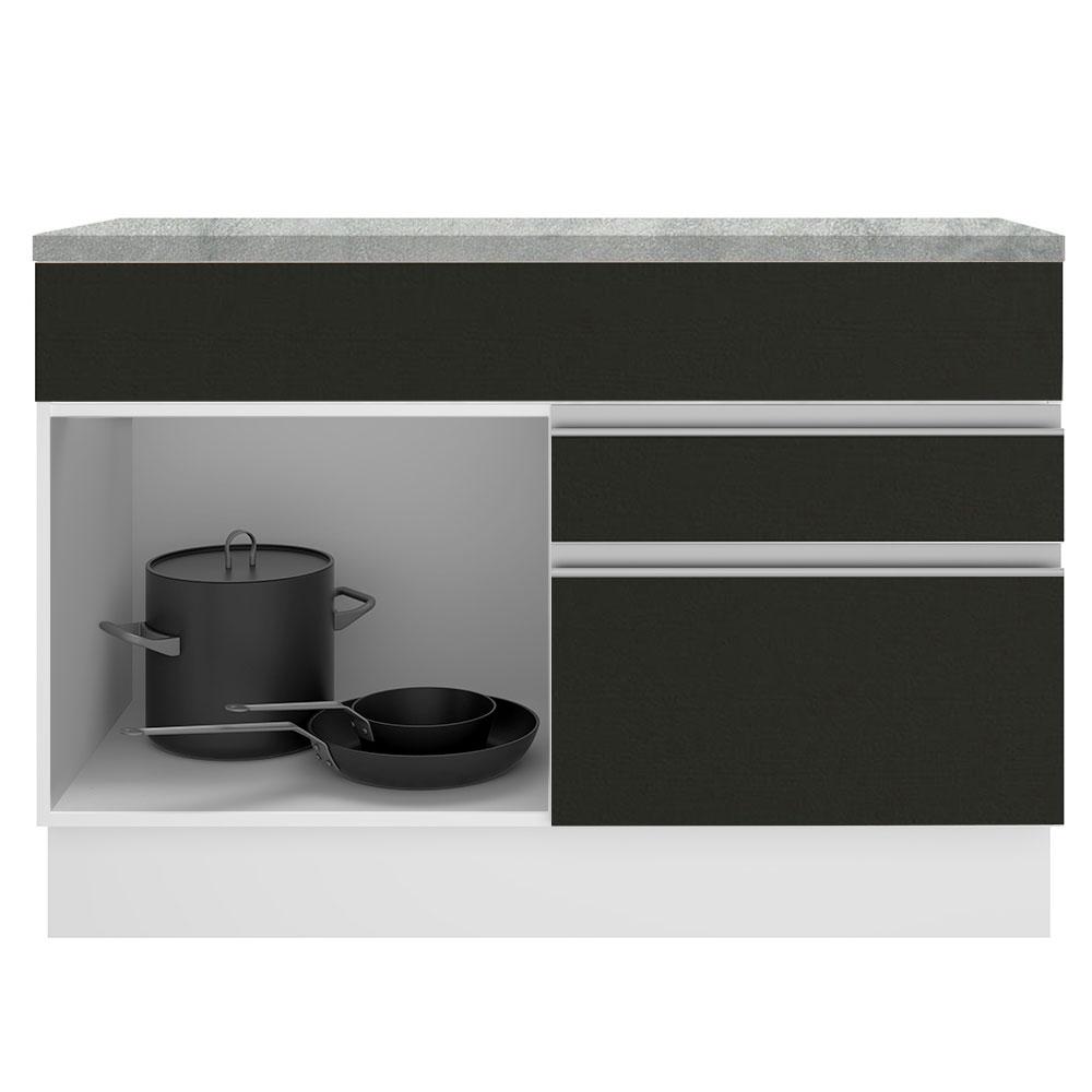 Foto 4 | Gabinete Bajo Cocina Madesa Agata 120cm Con Encimera Bn