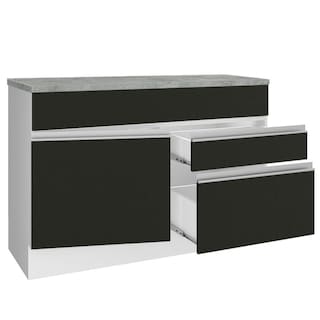 Foto 5 | Gabinete Bajo Cocina Madesa Agata 120cm Con Encimera Bn