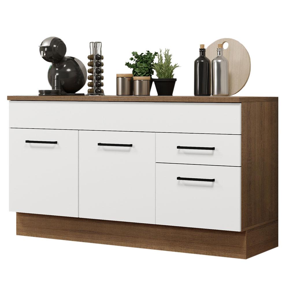 Foto 2 pulgar | Gabinete Bajo Cocina Madesa Agata 150cm Con Encimera Mb 02
