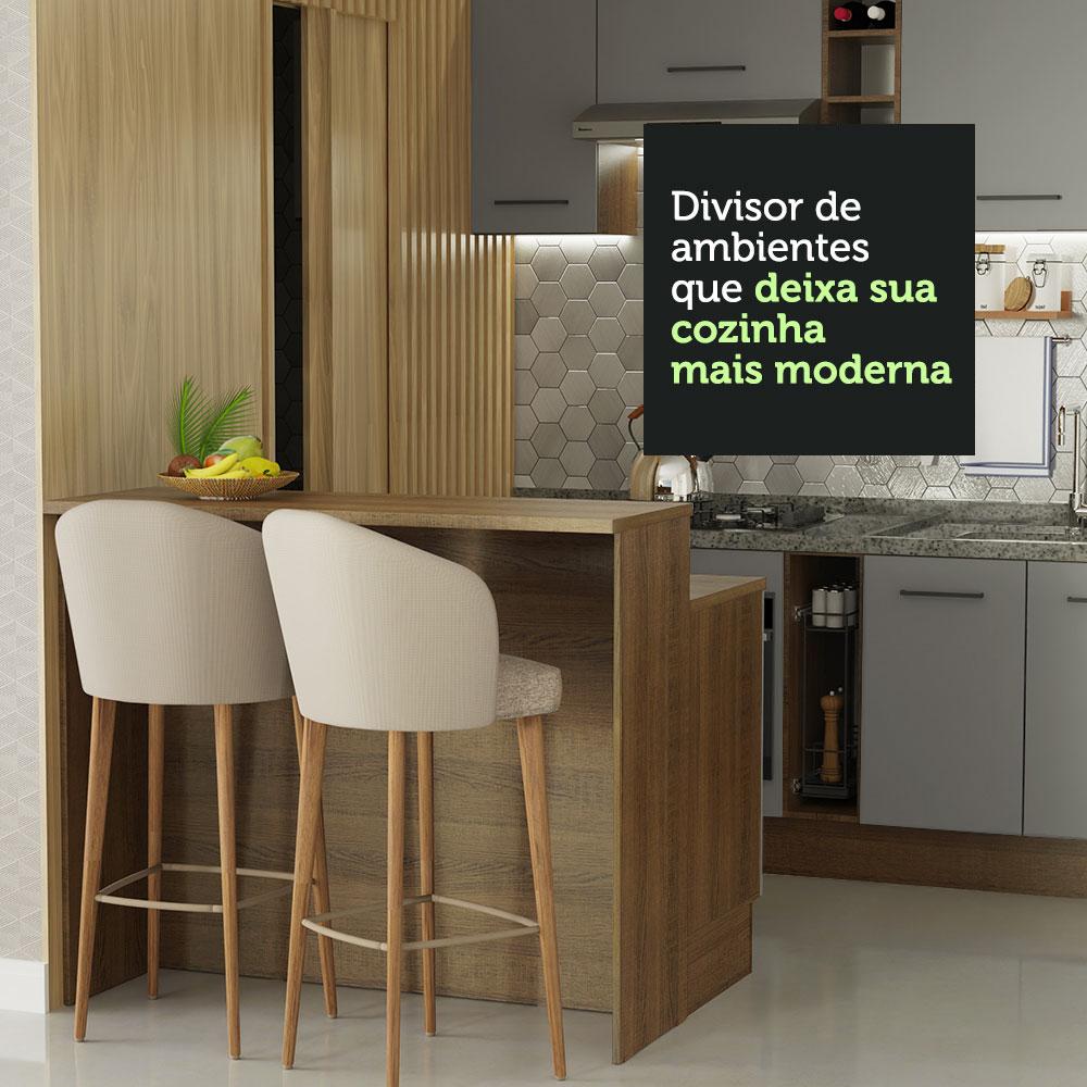 Foto 8 pulgar | Isla Cocina Con Encimera Y Mostrador Madesa Agata 120 cm Mg