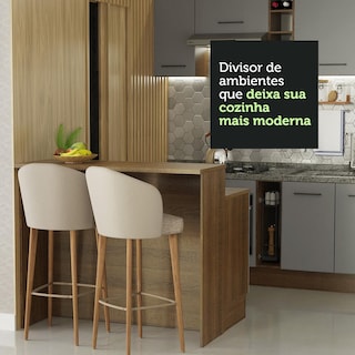 Foto 7 | Isla Cocina Con Encimera Y Mostrador Madesa Agata 120 cm Mg