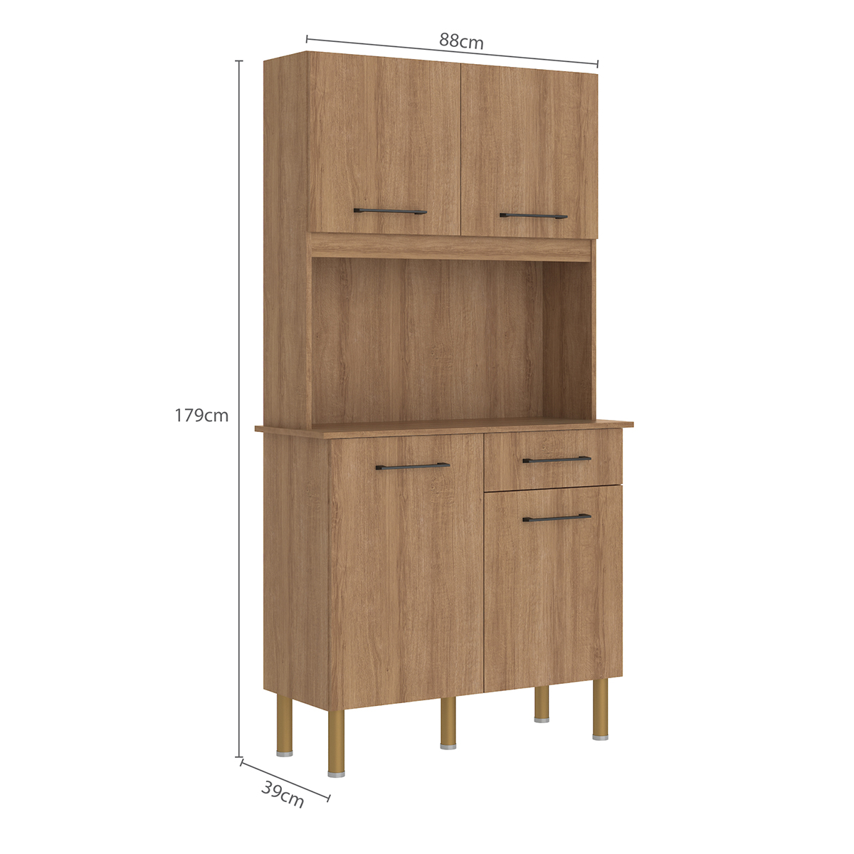 Foto 4 | Alacena Mobi Bruselas Miel