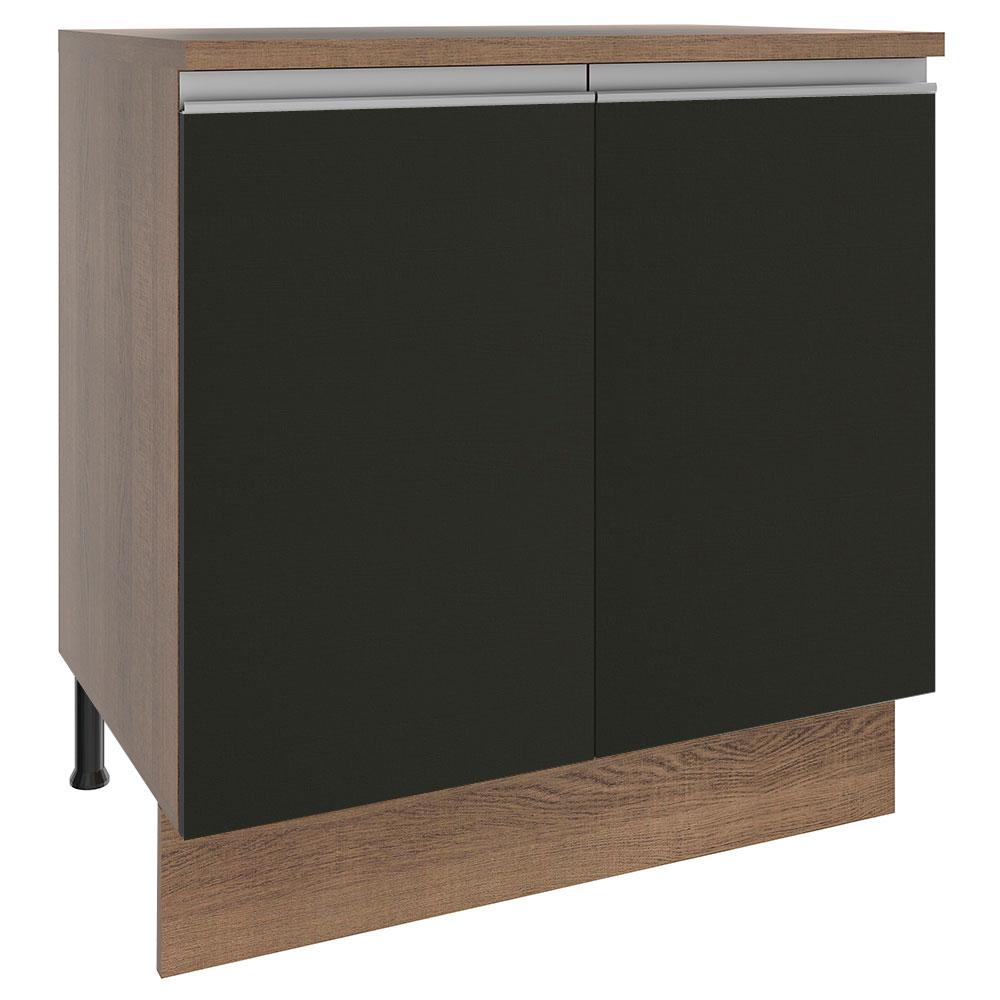 Foto 2 pulgar | Gabinete Bajo Cocina Madesa Glamy 80cm Con Encimera Mn