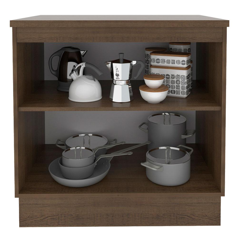 Foto 3 pulgar | Gabinete Bajo Cocina Madesa Glamy 80cm Con Encimera Mn