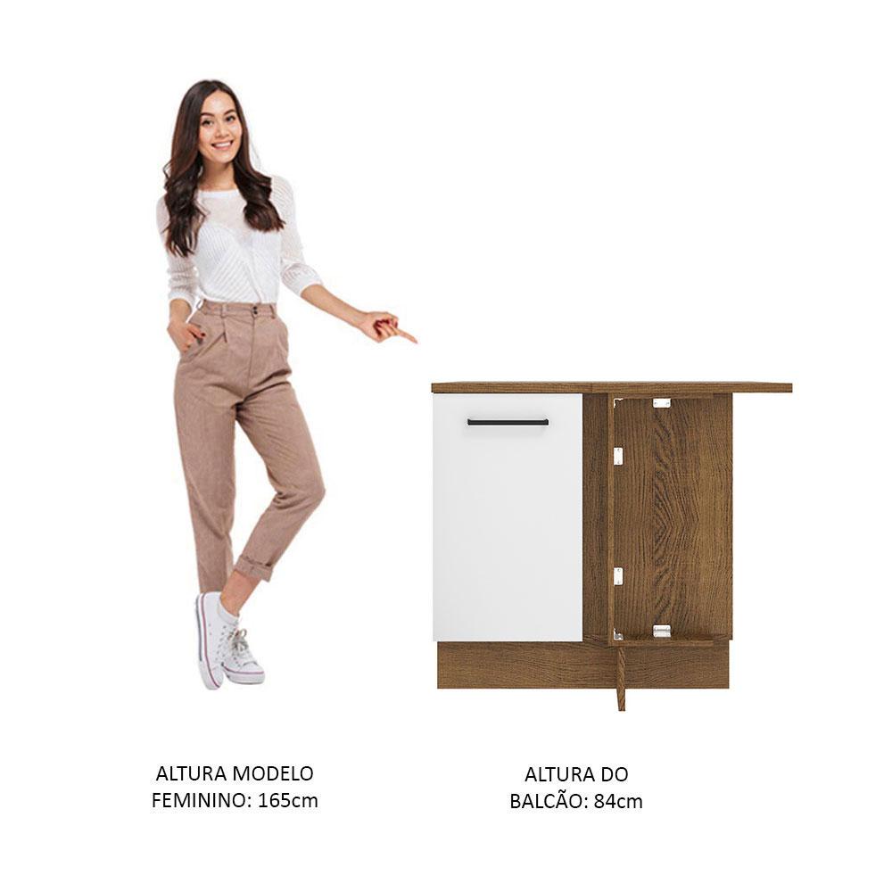 Foto 6 pulgar | Gabinete Bajo Cocina Madesa Agata 102cm Con Encimera Mb