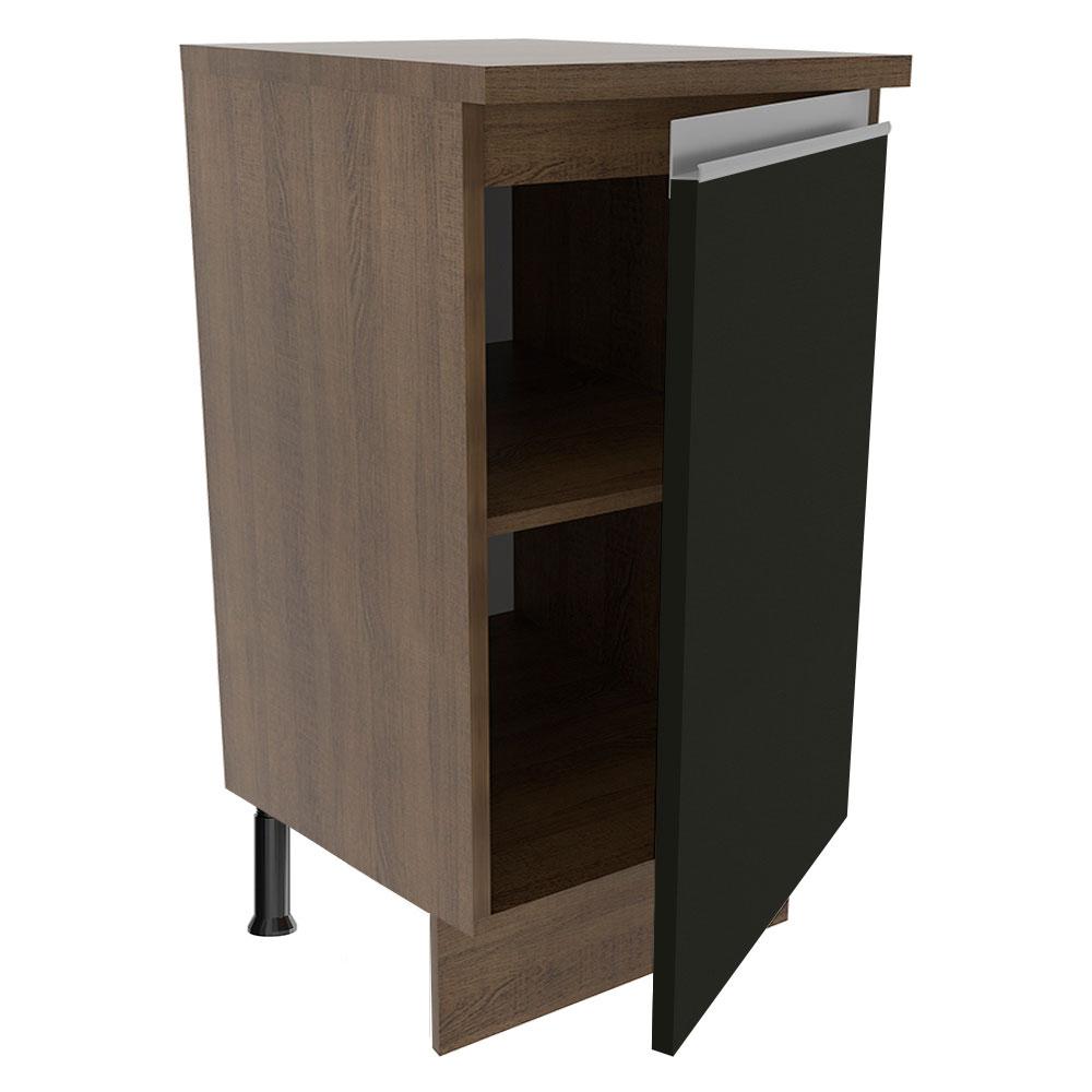 Foto 5 pulgar | Gabinete Bajo Cocina Madesa Glamy 40cm Con Encimera Mn