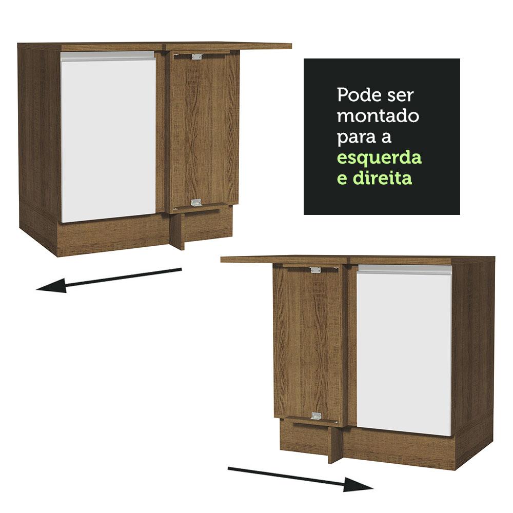 Foto 9 pulgar | Gabinete Bajo Cocina Madesa Glamy 80cm Sin Encimera Mb
