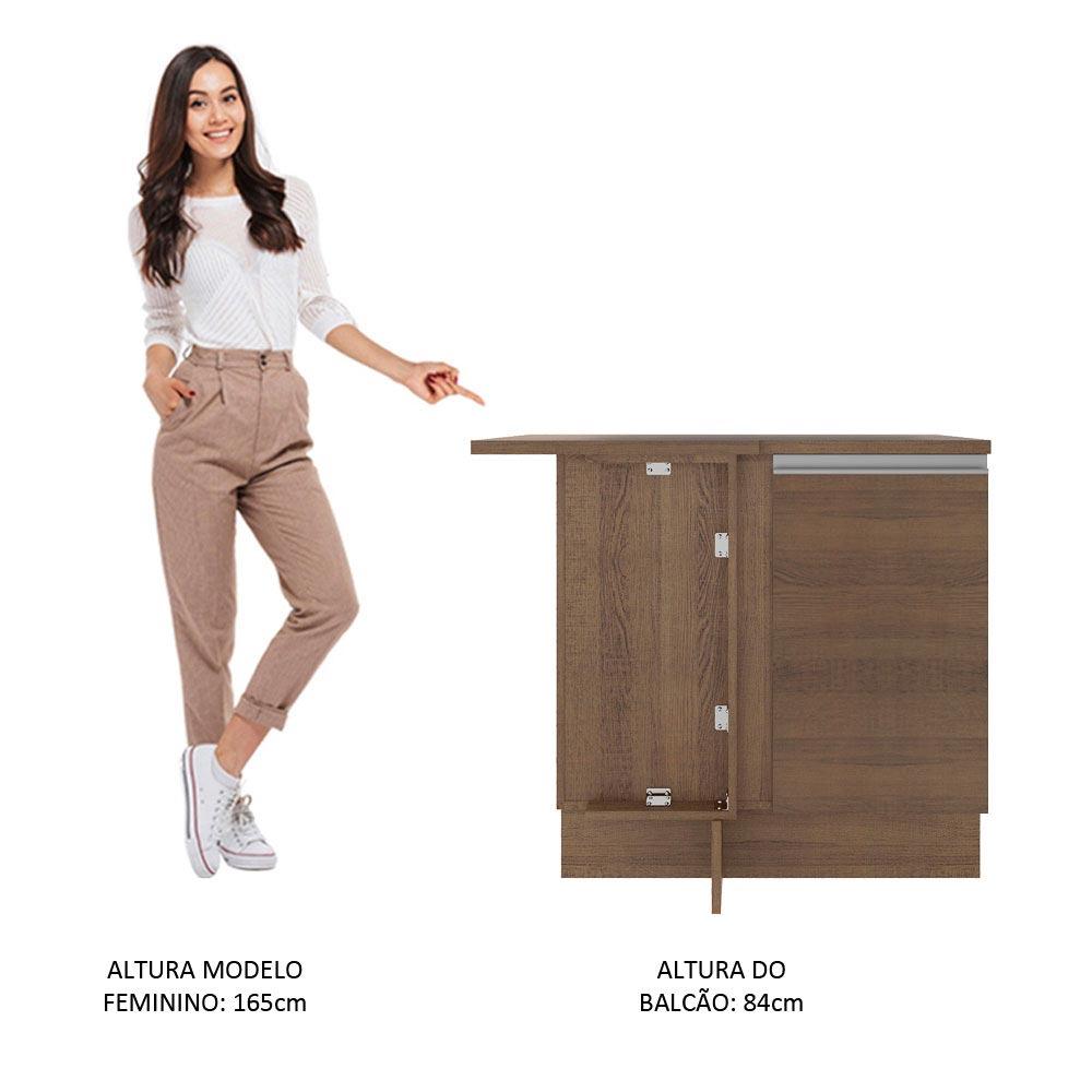 Foto 6 pulgar | Gabinete Bajo Cocina Madesa Agata 102cm Con Encimera Mm