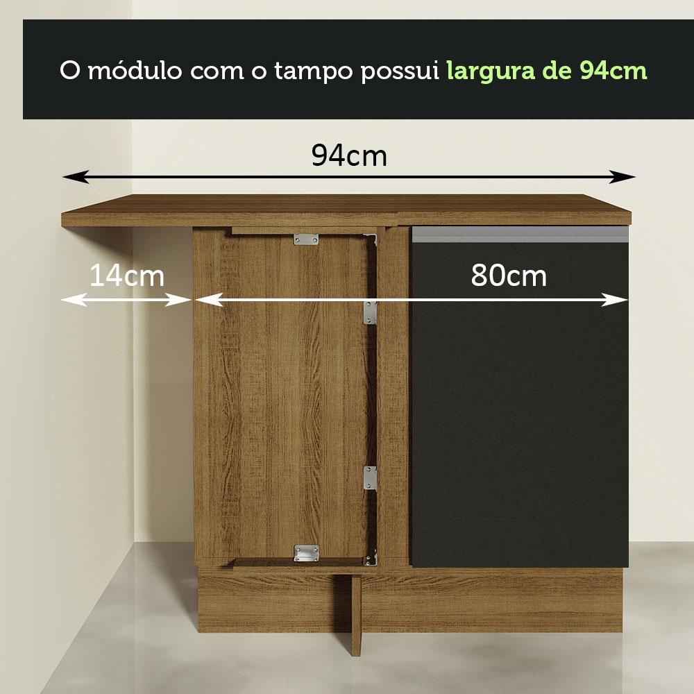 Foto 7 | Gabinete Bajo Cocina Madesa Glamy 94cm Con Encimera Mn