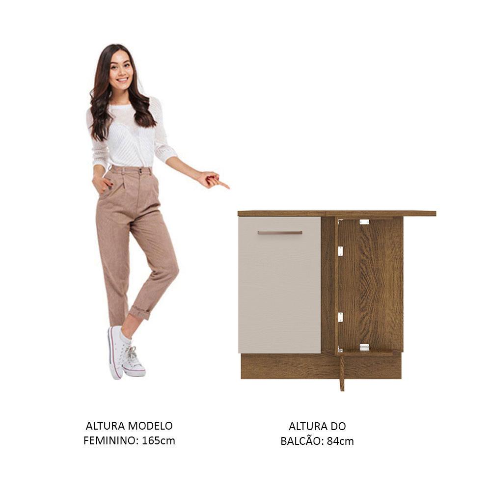 Foto 6 pulgar | Gabinete Bajo Cocina Madesa Agata 102cm Con Encimera Mc