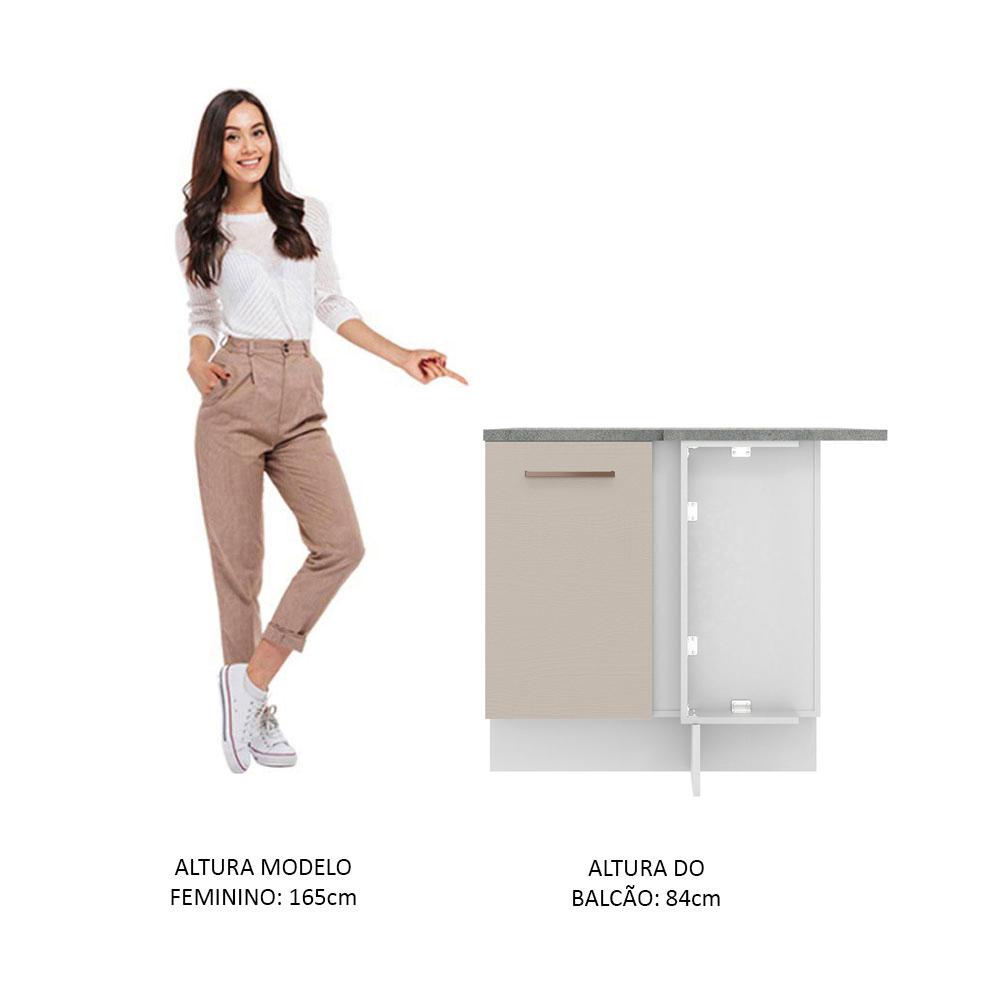 Foto 6 pulgar | Gabinete Bajo Cocina Madesa Agata 102cm Con Encimera Bc