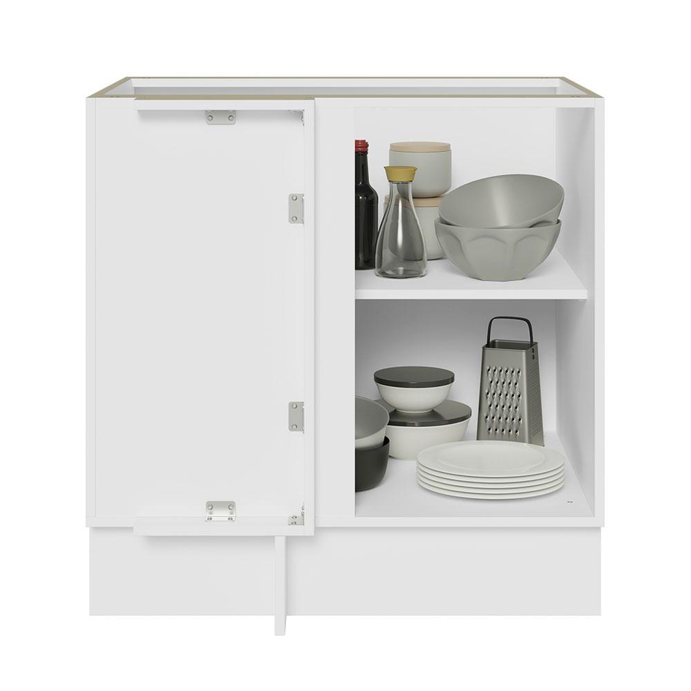 Foto 3 pulgar | Gabinete Bajo Cocina Madesa Glamy 80cm Sin Encimera Bn