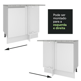 Foto 8 | Gabinete Bajo Cocina Madesa Agata 102cm Con Encimera Bb 01