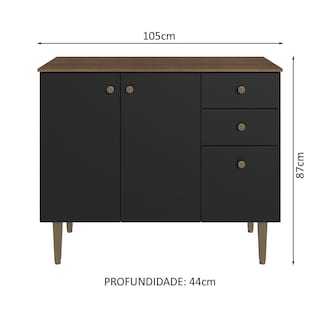 Foto 3 | Gabinete Bajo Cocina Madesa Gourmet 105cm Con Encimera Mn
