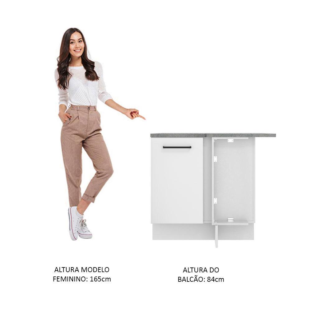 Foto 6 pulgar | Gabinete Bajo Cocina Madesa Agata 102cm Con Encimera Bb