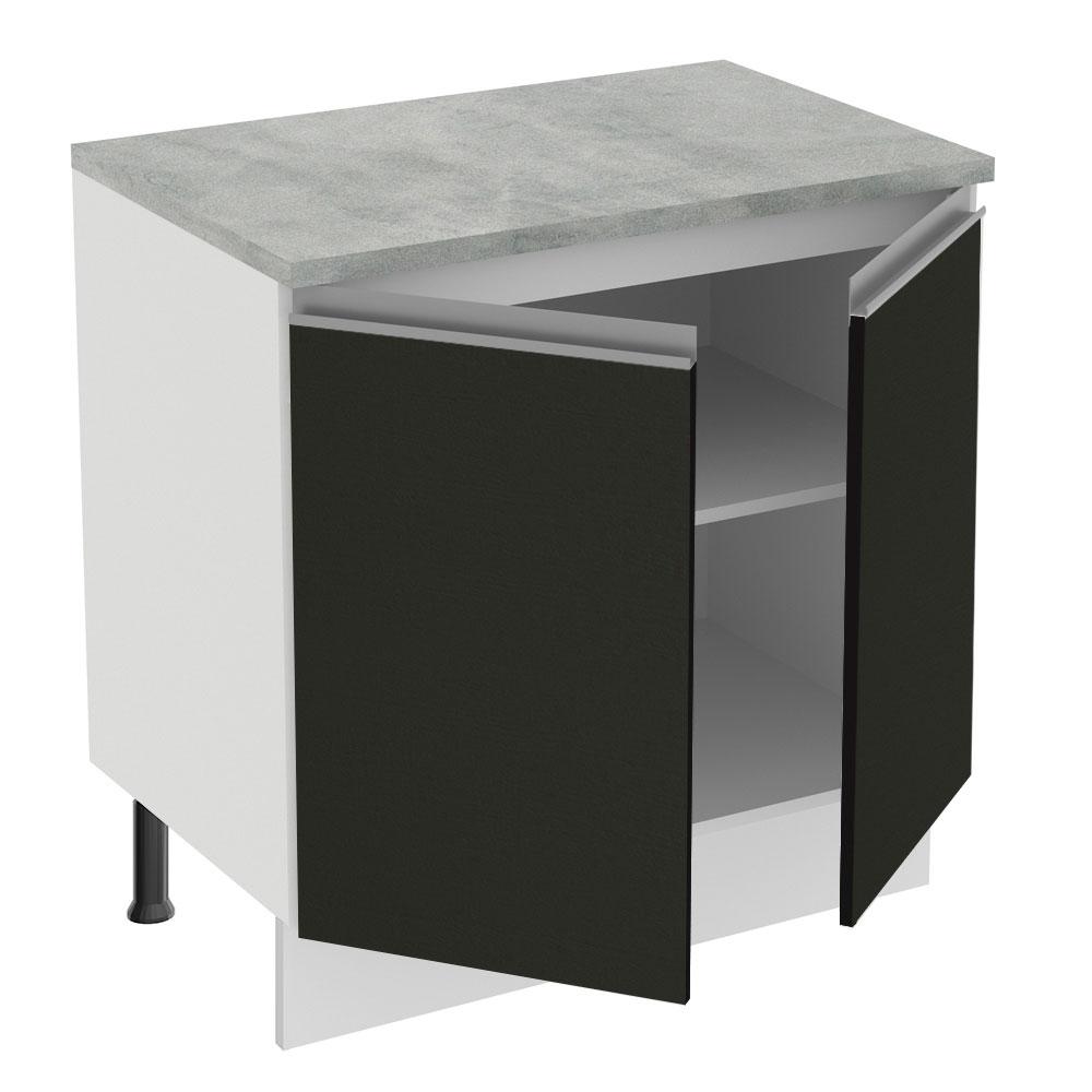 Foto 5 pulgar | Gabinete Bajo Cocina Madesa Glamy 80cm Con Encimera Bn