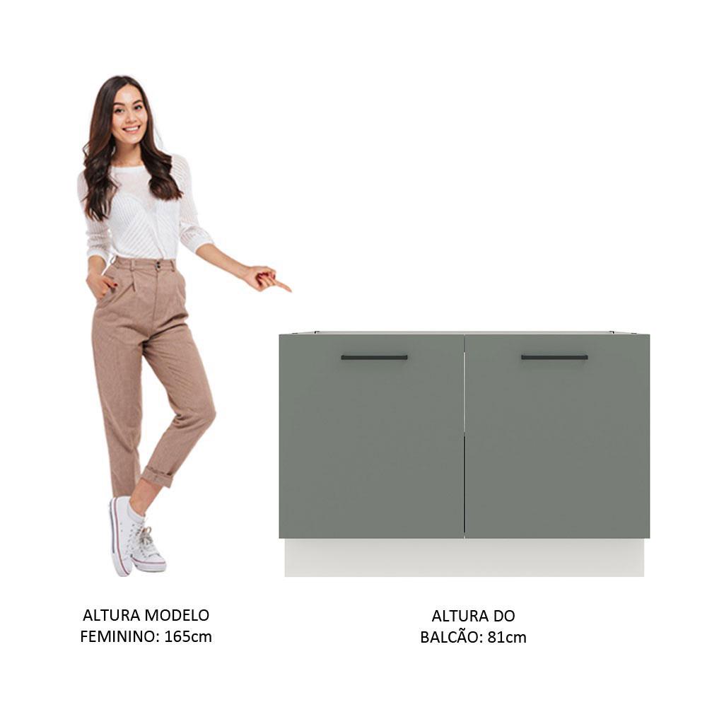 Foto 6 pulgar | Gabinete Bajo Cocina Madesa Agata 120cm Sin Encimera Bg