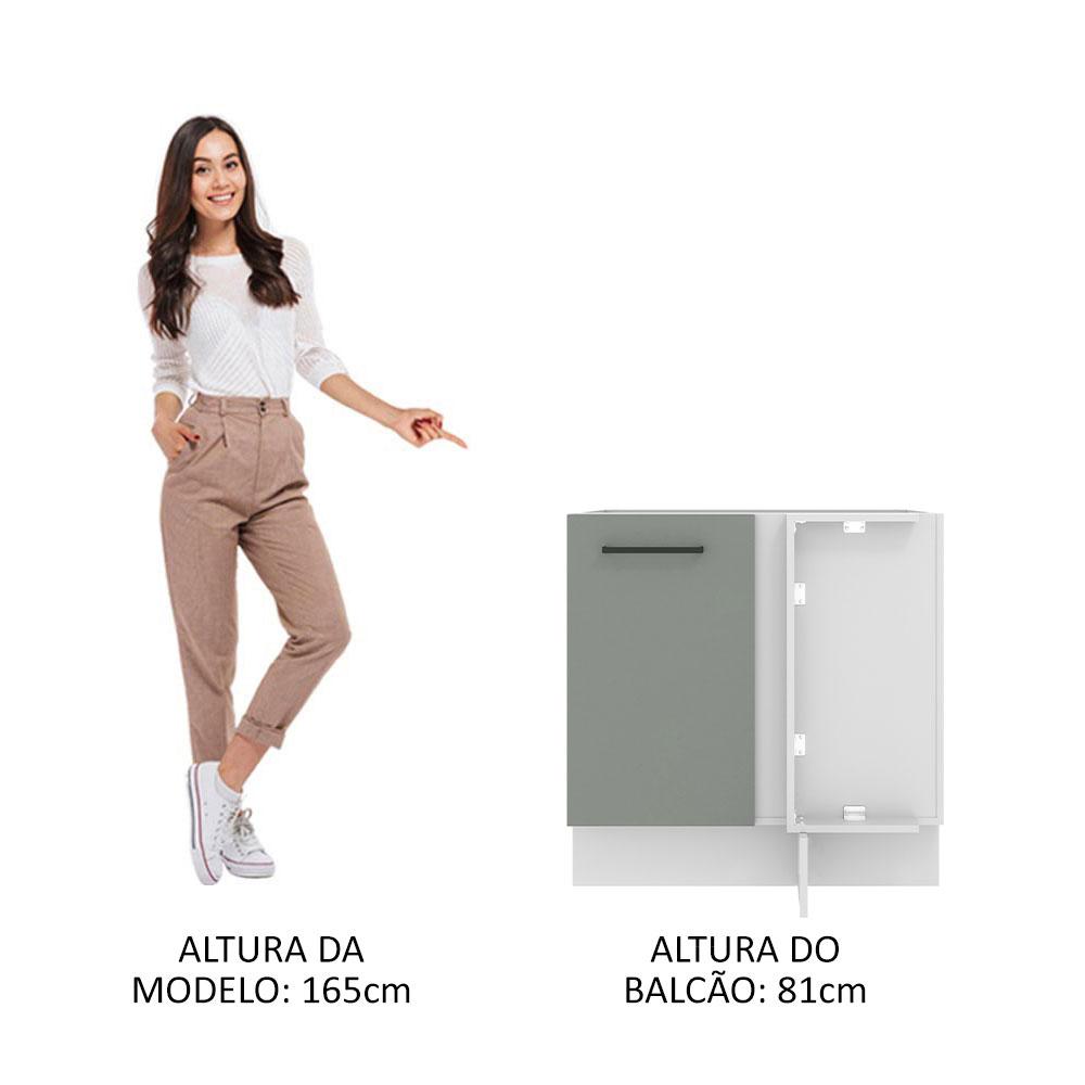 Foto 5 | Gabinete Bajo Cocina Madesa Agata 80cm Sin Encimera Bg