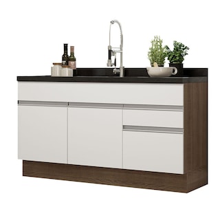 Foto 1 | Gabinete Bajo Cocina Madesa Glamy 150cm Sin Encimera Mb