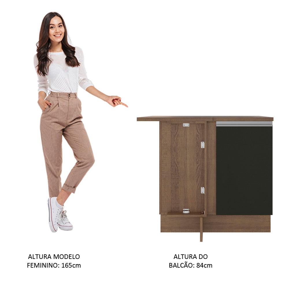 Foto 6 pulgar | Gabinete Bajo Cocina Madesa Agata 102cm Con Encimera Mc