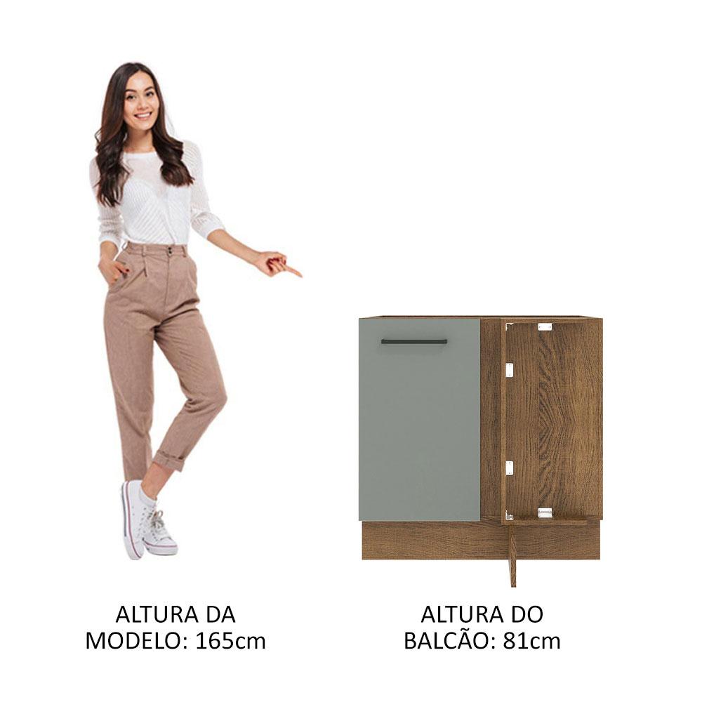 Foto 6 pulgar | Gabinete Bajo Cocina Madesa Agata 80cm Sin Encimera Mg