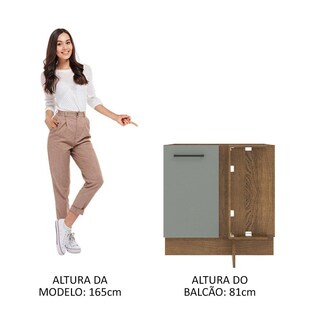 Foto 5 | Gabinete Bajo Cocina Madesa Agata 80cm Sin Encimera Mg