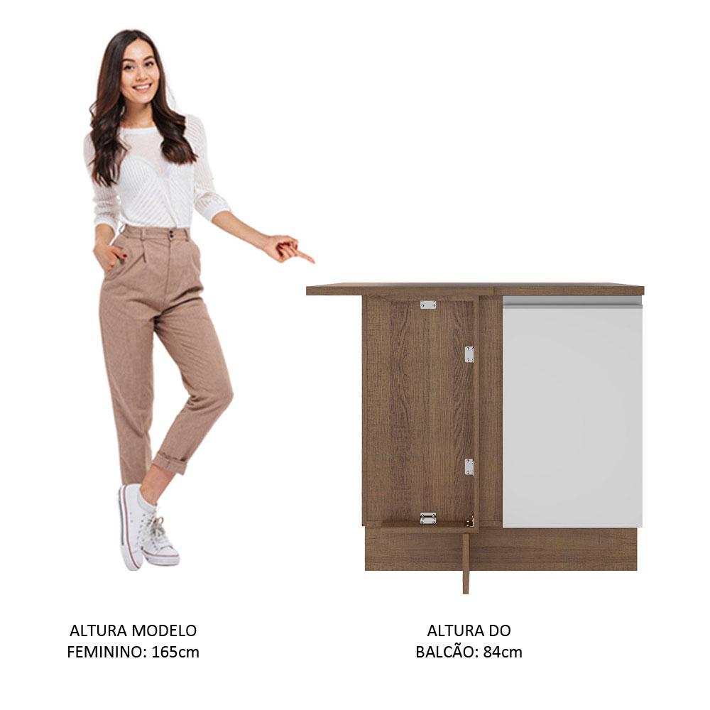 Foto 6 pulgar | Gabinete Bajo Cocina Madesa Agata 102cm Con Encimera Mb 01