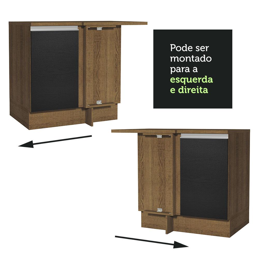 Foto 9 pulgar | Gabinete Bajo Cocina Madesa Glamy 80cm Sin Encimera Mn
