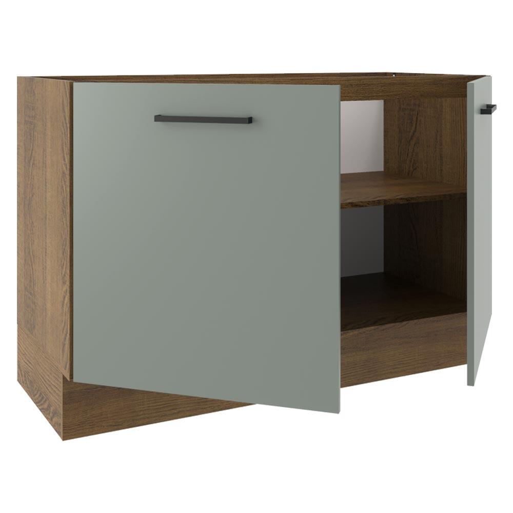 Foto 5 pulgar | Gabinete Bajo Cocina Madesa Agata 120cm Sin Encimera Mg