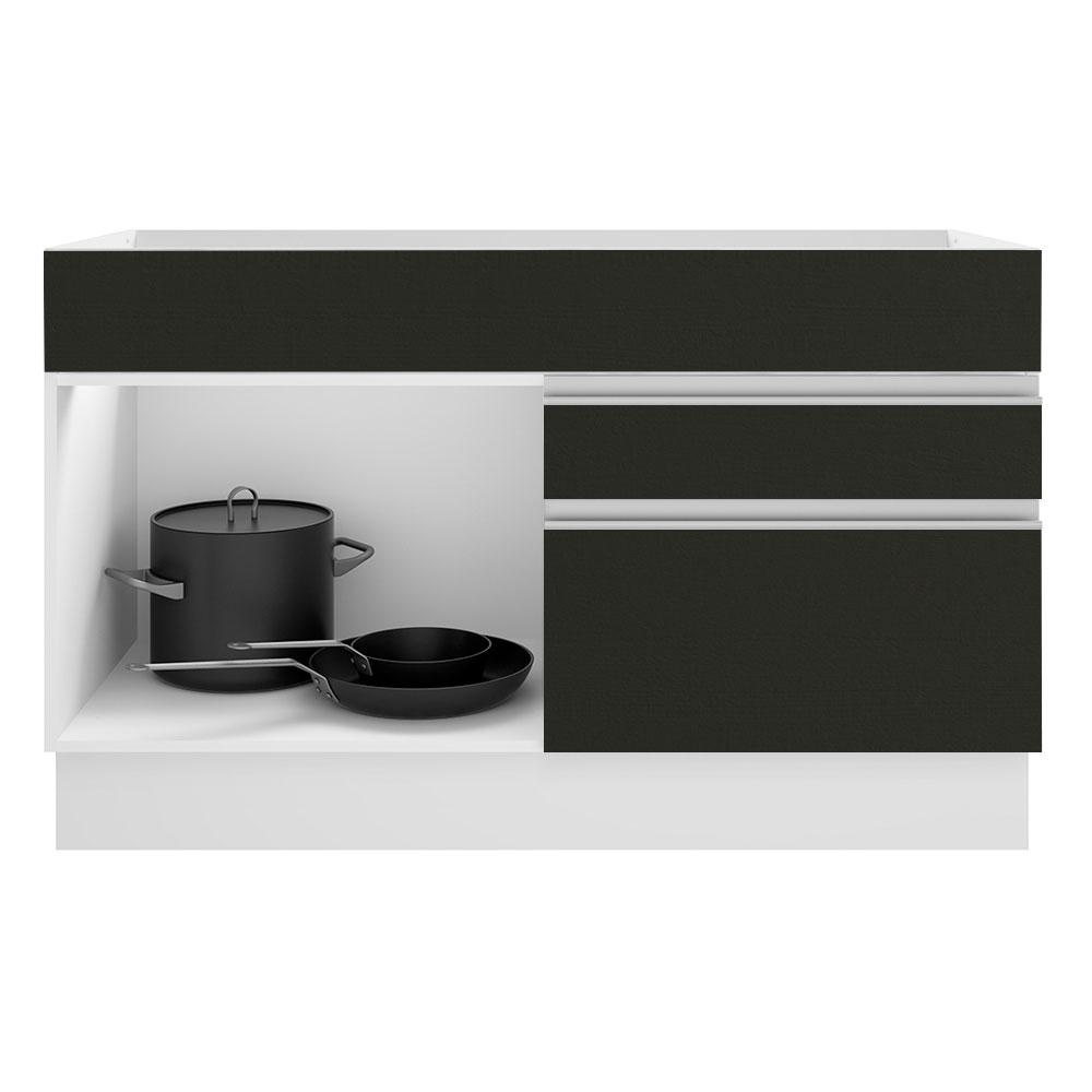 Foto 2 pulgar | Gabinete Bajo Cocina Madesa Agata 120cm Sin Encimera Bn