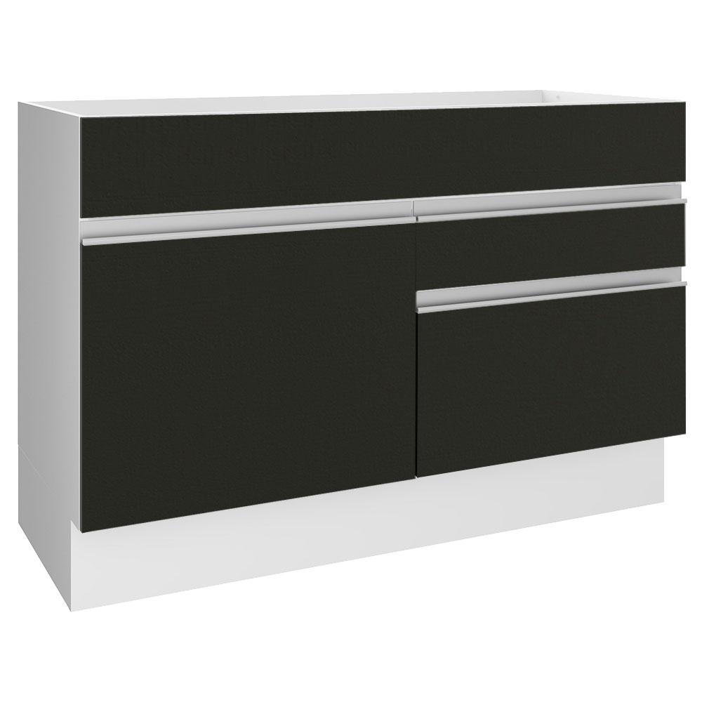 Foto 3 pulgar | Gabinete Bajo Cocina Madesa Agata 120cm Sin Encimera Bn