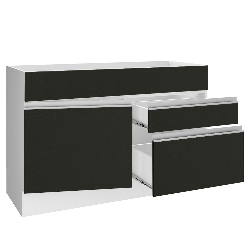 Foto 4 | Gabinete Bajo Cocina Madesa Agata 120cm Sin Encimera Bn