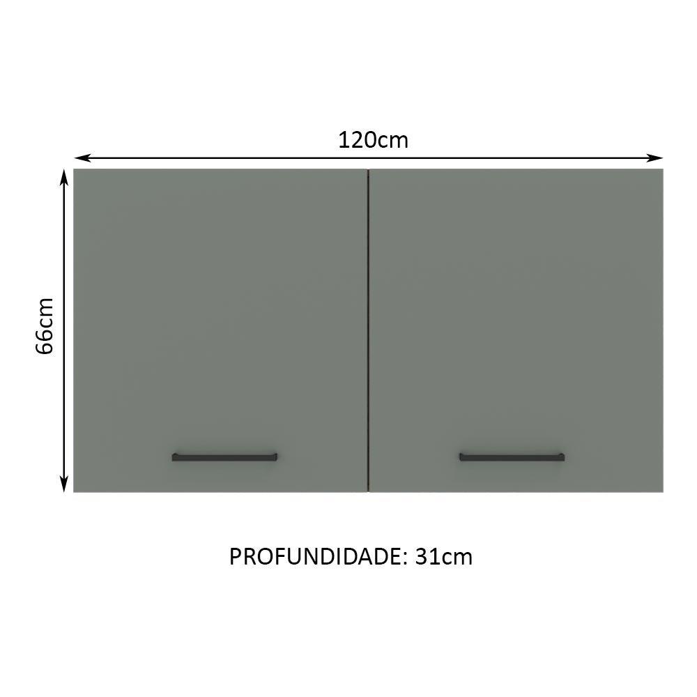Foto 4 pulgar | Alacena Gabinete Superior Cocina Madesa Agata 120cm Mg