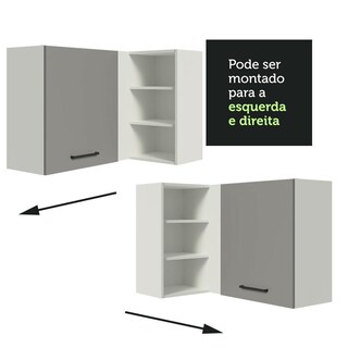Foto 6 | Alacena Gabinete Superior Cocina Madesa Agata 166cm Bg