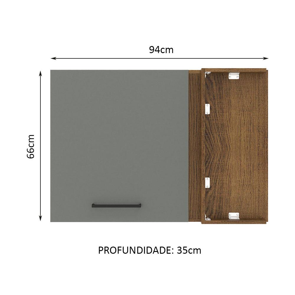 Foto 4 pulgar | Alacena Gabinete Superior Cocina Madesa Agata 94cm Mg